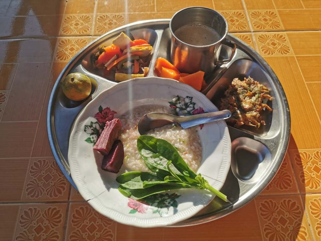petit dejeuner retraite spirituelle thailande