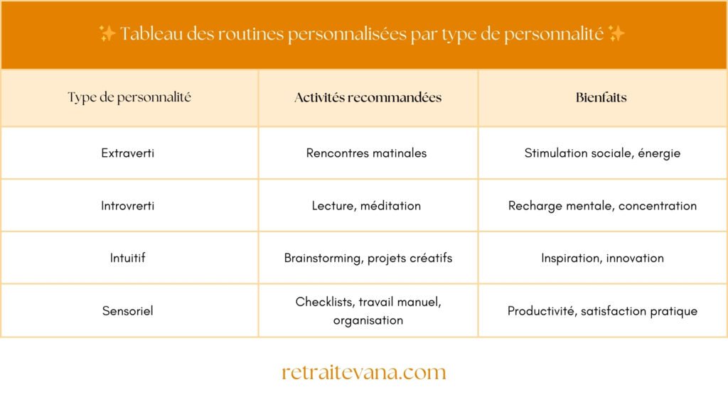 Routine de bien-être