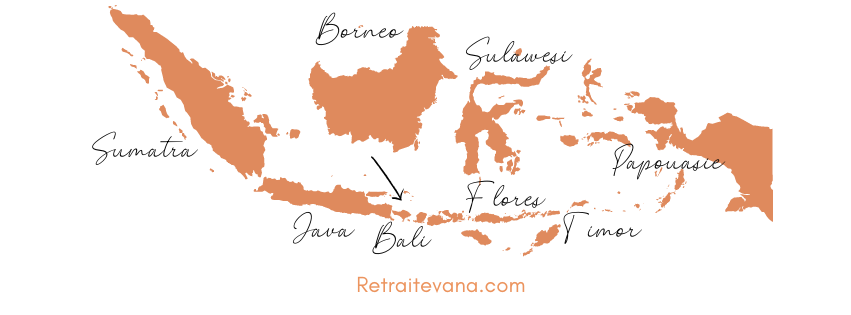 Découvrez le bali authentique Indonesie carte bali