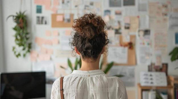Femme qui planifie et organise sa retraite bien-être - créer la vision de sa retraite